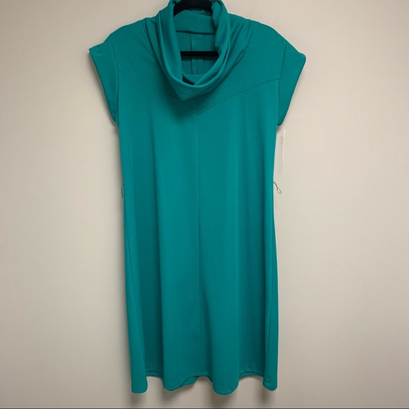 Vintage 1970s Cowl Neck Women’s MIDI Size 16 Dress - Picture 2 of 14